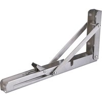 BEBUSINGOTO Klappbare Regalhalterungen, 2 Stück Klappbare Regalhalterung aus Edelstahl, Wandmontierte Klappbare Regalhalterung - 350 mm x 175 mm BEBUSINGOTO Klappbare Regalhalterungen, 2 Stück Klappbare Regalhalterung aus Edelstahl, Wandmontierte Klappbare Regalhalterung - 350 mm x 175 mm von BEBUSINGOTO