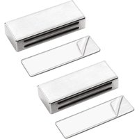 BEBUSINGOTO Kraftvoller selbstklebender Schranktürmagnet, 2er-Set, magnetischer Türverschluss, ohne Schrauben, ohne Bohren, für Küchenschrank, von BEBUSINGOTO