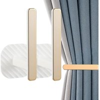 BEBUSINGOTO L-förmige goldene Vorhang-Raffhalter Wandhaken für Zuhause, Badezimmer, Café, Balkon, Küche BEBUSINGOTO L-förmige goldene Vorhang-Raffhalter Wandhaken für Zuhause, Badezimmer, Café, Balkon, Küche von BEBUSINGOTO
