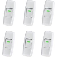 BEBUSINGOTO Lampenschalter, Nachttischlampenschalter, Inline-Wippschalter für Nachttischlampe auf Knopfersatz, 6er-Pack BEBUSINGOTO Lampenschalter, Nachttischlampenschalter, Inline-Wippschalter für Nachttischlampe auf Knopfersatz, 6er-Pack von BEBUSINGOTO