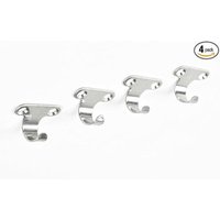 BEBUSINGOTO Leichte Mehrzweckhaken aus Edelstahl, korrosionsbeständig, für Boote, Hängematten, Marine (4er-Pack) von BEBUSINGOTO