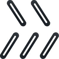 BEBUSINGOTO Lochblech Edelstahl Flachwinkel Gerade Flache Eckwinkel - 5 Stück Reparaturverbinder 90 x 19 x 3 mm Montagebeine für Möbelverbindung und von BEBUSINGOTO