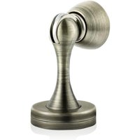 BEBUSINGOTO Magnetische Türstopper, Edelstahl-Türstopper, gebürstetes Satin-Nickel, schwarzer Türhalter zur Wandmontage, Türfang für Be von BEBUSINGOTO