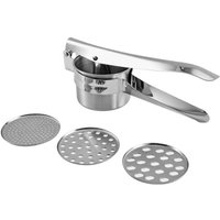 BEBUSINGOTO Manueller Kartoffelstampfer mit 3 austauschbaren Scheiben mit unterschiedlichen Löchern, perfekt für Obst und Gemüse BEBUSINGOTO Manueller Kartoffelstampfer mit 3 austauschbaren Scheiben mit unterschiedlichen Löchern, perfekt für Obst und Gemüse von BEBUSINGOTO