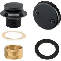 BEBUSINGOTO Mattschwarzes Wannenfüllset mit Zweiloch-Überlauf und ohne Klempnerdichtung BEBUSINGOTO Mattschwarzes Wannenfüllset mit Zweiloch-Überlauf und ohne Klempnerdichtung von BEBUSINGOTO