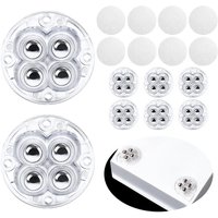 BEBUSINGOTO Mini-Lenkräder zum Selbstkleben, 8 Stück, Universalrad mit 4 Stahlkugeln, robust BEBUSINGOTO Mini-Lenkräder zum Selbstkleben, 8 Stück, Universalrad mit 4 Stahlkugeln, robust von BEBUSINGOTO