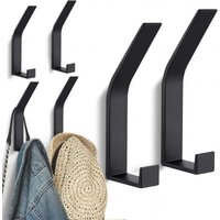 BEBUSINGOTO Moderne Wandhaken (6er-Set) - Schwarz von BEBUSINGOTO
