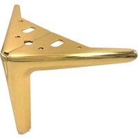 BEBUSINGOTO Möbelbeine X4, Stützbeine für europäische Sofas, Fernsehtische, Couchtische, Badezimmerschränke, Gold, 15 cm von BEBUSINGOTO