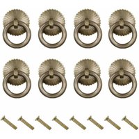 BEBUSINGOTO Möbelgriff 8 Stück Türknöpfe Küchentürknauf Antik Ziehgriffe Vintage Schubladengriff mit Schrauben Möbelknopf für Retro Dekoration von BEBUSINGOTO