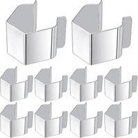 BEBUSINGOTO Montageclips für Fenster- und Türgitter, 12 Stück, Reparaturclips für Terrassen- und Garagengitter BEBUSINGOTO Montageclips für Fenster- und Türgitter, 12 Stück, Reparaturclips für Terrassen- und Garagengitter von BEBUSINGOTO