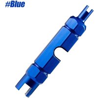 BEBUSINGOTO Presta-, Schrader-Ventilkern-Entfernungswerkzeug, Ventilverlängerung, Reifenreparatur, blauer Schraubenschlüssel, geeignet für Fahrrad-, BEBUSINGOTO Presta-, Schrader-Ventilkern-Entfernungswerkzeug, Ventilverlängerung, Reifenreparatur, blauer Schraubenschlüssel, geeignet für Fahrrad-, von BEBUSINGOTO