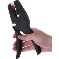 BEBUSINGOTO Professioneller Abisolierer, Abisolierzange für elektrische Kabel, Drahtschneider, Multifunktions-Abisolierzange, einstellbare Präzision von BEBUSINGOTO
