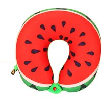 BEBUSINGOTO Reisekissen, Fruchtförmiges Kissen, Nanopartikel, Nackenkissen, Auto-Reisekissen, Reisezubehör, Wassermelone BEBUSINGOTO Reisekissen, Fruchtförmiges Kissen, Nanopartikel, Nackenkissen, Auto-Reisekissen, Reisezubehör, Wassermelone von BEBUSINGOTO