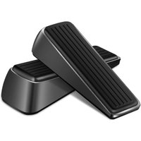 BEBUSINGOTO Robuste Türkeile aus Gummi – schwarze Türstopper, 2er-Pack von BEBUSINGOTO