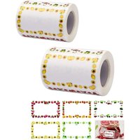 BEBUSINGOTO Rollen/500 Stück Etiketten für Einmachgläser in gleicher Farbe, Etiketten für Lebensmittelgefrierschränke, selbstklebende Etiketten für BEBUSINGOTO Rollen/500 Stück Etiketten für Einmachgläser in gleicher Farbe, Etiketten für Lebensmittelgefrierschränke, selbstklebende Etiketten für von BEBUSINGOTO