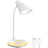 BEBUSINGOTO Schreibtischlampe, per USB wiederaufladbare Schreibtischlampen, flexibler Hals, Augenschutz, 3 Helligkeitsstufen mit Touch-Steuerung, BEBUSINGOTO Schreibtischlampe, per USB wiederaufladbare Schreibtischlampen, flexibler Hals, Augenschutz, 3 Helligkeitsstufen mit Touch-Steuerung, von BEBUSINGOTO