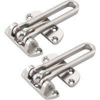 BEBUSINGOTO Schwingriegel-Türschlossriegel, Türsicherheitsriegel für mehr Sicherheit, verstärkter Türriegel-Schutzverschluss (2er-Pack) von BEBUSINGOTO