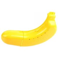 BEBUSINGOTO Scrollsqy 2er-Pack Outdoor-Bananen-Schutzhülle Lunchbox Obstaufbewahrungshalter von BEBUSINGOTO
