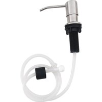 BEBUSINGOTO Seifenspender Edelstahl Desinfektionsmittelpumpe 360°-Drehung Spender für Flüssigseife, Geschirrspülmittel und hydroalkoholisches Gel (1 von BEBUSINGOTO