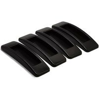 BEBUSINGOTO Selbstklebender Sofort-Schrankschubladengriff, Mehrzweck-Schrankknöpfe, Küchenschrank-Hilfshilfe, Schiebetür, Fenstergriff (Schwarz) von BEBUSINGOTO