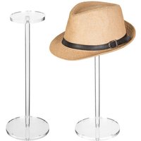 BEBUSINGOTO Sets Acryl-Hutständer, Baseball-Huthalter, quadratischer runder Acryl-Huthalter zum Präsentieren von Hüten, Uhren und Schmuck (runder BEBUSINGOTO Sets Acryl-Hutständer, Baseball-Huthalter, quadratischer runder Acryl-Huthalter zum Präsentieren von Hüten, Uhren und Schmuck (runder von BEBUSINGOTO