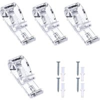 BEBUSINGOTO Sets Raffrollo-P-Clips für Jalousien mit 4 Schrauben und 4 Kunststoffsäulen BEBUSINGOTO Sets Raffrollo-P-Clips für Jalousien mit 4 Schrauben und 4 Kunststoffsäulen von BEBUSINGOTO