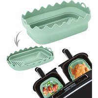 BEBUSINGOTO Silikonform für Heißluftfritteuse, Heißluftfritteusen-Zubehör, Heißluftfritteusenform, Silikon-Heißluftfritteusen-Zubehör, BEBUSINGOTO Silikonform für Heißluftfritteuse, Heißluftfritteusen-Zubehör, Heißluftfritteusenform, Silikon-Heißluftfritteusen-Zubehör, von BEBUSINGOTO