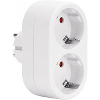 BEBUSINGOTO Steckdosen, 2-in-1-Steckdosenleiste mit Überspannungsschutz, 16 A, Weiß BEBUSINGOTO Steckdosen, 2-in-1-Steckdosenleiste mit Überspannungsschutz, 16 A, Weiß von BEBUSINGOTO