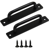 BEBUSINGOTO Stück Aluminium-Schiebetürgriffe für Kleiderschranktüren, Balkontürgriff mit Schrauben, für Schranktüren (210 x 25 mm) von BEBUSINGOTO