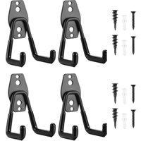 BEBUSINGOTO Stück Garagen-Wandhaken, Doppel-Garagen-Aufbewahrungshaken, Aufbewahrungshaken für Elektrowerkzeug, Garage, Leiter, Stuhl BEBUSINGOTO Stück Garagen-Wandhaken, Doppel-Garagen-Aufbewahrungshaken, Aufbewahrungshaken für Elektrowerkzeug, Garage, Leiter, Stuhl von BEBUSINGOTO