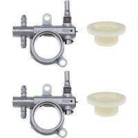 BEBUSINGOTO Stück Kettensägen-Ölpumpe mit Schneckengetriebe, kompatibel mit 25 cc/38 cc Kettensägen-Ersatz für Elektrowerkzeuge im Freien von BEBUSINGOTO