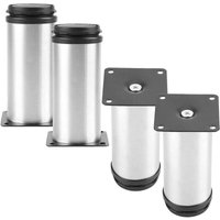 BEBUSINGOTO Stück Metall-Tischbeine, verstellbare Sofabeine aus Edelstahl, runde Stützmöbelbeine, Schrankbeine, Tischbeine, Möbelbeine für BEBUSINGOTO Stück Metall-Tischbeine, verstellbare Sofabeine aus Edelstahl, runde Stützmöbelbeine, Schrankbeine, Tischbeine, Möbelbeine für von BEBUSINGOTO