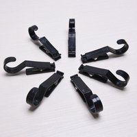 BEBUSINGOTO Stück Outdoor-Zeltlichthaken, S-Haken, Zelthaken, zum Aufhängen von Partylichtern, Multifunktionshaken, Schwarz, 112 30 mm BEBUSINGOTO Stück Outdoor-Zeltlichthaken, S-Haken, Zelthaken, zum Aufhängen von Partylichtern, Multifunktionshaken, Schwarz, 112 30 mm von BEBUSINGOTO