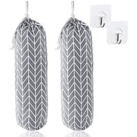 BEBUSINGOTO Stück Plastiktütenhalter, Einkaufstütenspender, wiederverwendbarer Müllbeutel-Organizer, wandmontierter Müllbeutelhalter mit Haken, BEBUSINGOTO Stück Plastiktütenhalter, Einkaufstütenspender, wiederverwendbarer Müllbeutel-Organizer, wandmontierter Müllbeutelhalter mit Haken, von BEBUSINGOTO