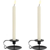 BEBUSINGOTO Stück Retro-Kerzenhalter aus schwarzem Eisen mit Handlaufkerzen BEBUSINGOTO Stück Retro-Kerzenhalter aus schwarzem Eisen mit Handlaufkerzen von BEBUSINGOTO