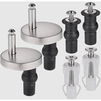 BEBUSINGOTO Stück Toilettensitz-Scharnierbefestigungen, universelle Toilettensitzbefestigung, Toilettendeckelersatz, für die Toilette im Heimgebrauch von BEBUSINGOTO