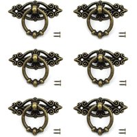 BEBUSINGOTO Stück Tür-/Schubladenknöpfe, Schubladengriffe, Möbelgriffe, Bronze, mit Schrauben für Retro-Schrank, Schublade, Kommode, Retro-Möbel von BEBUSINGOTO