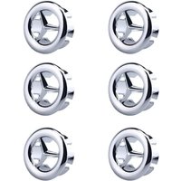 BEBUSINGOTO Stück Überlaufabdeckung für Waschbecken, Spülbeckenverkleidung mit rundem Loch, runde Abflussstopfenabdeckung zum Einsetzen in das Loch, BEBUSINGOTO Stück Überlaufabdeckung für Waschbecken, Spülbeckenverkleidung mit rundem Loch, runde Abflussstopfenabdeckung zum Einsetzen in das Loch, von BEBUSINGOTO