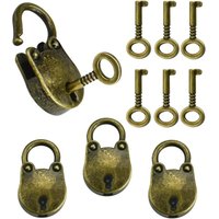 BEBUSINGOTO Stück Vintage-Vorhängeschloss aus Zinklegierung, 35 x 21 cm, rostfreies Vorhängeschloss in Bärenform, von BEBUSINGOTO