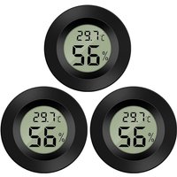 BEBUSINGOTO Thermometer Hygrometer Mini Digital LCD Temperatur Luftfeuchtigkeit Tragbarer Thermoanzeiger für Büro Küche Humidore Inkubatoren von BEBUSINGOTO