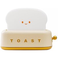BEBUSINGOTO Toaster-Nachtlicht, Party-Atmosphärenlampe, Nachttischlampe mit Sleep-Timer (1 Stück) von BEBUSINGOTO