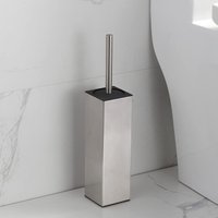 BEBUSINGOTO Toilettenbürstenhalter, freistehend, gebürstetes Nickel, Edelstahl 304, Toilettenbürste und Halter 304 für Badezimmer – platzsparend, von BEBUSINGOTO