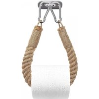 BEBUSINGOTO Toilettenpapierhalter, Handtuchhalter aus Hanfseil für Badezimmer und Küche, Badezimmerpapierhalter, Toilettenpapierhalter BEBUSINGOTO Toilettenpapierhalter, Handtuchhalter aus Hanfseil für Badezimmer und Küche, Badezimmerpapierhalter, Toilettenpapierhalter von BEBUSINGOTO