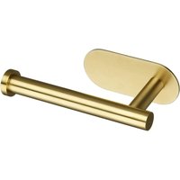BEBUSINGOTO Toilettenpapierhalter in gebürstetem Gold, selbstklebend, Edelstahl SUS 304, ohne Bohren, für Badezimmer, Schlafzimmer, Küche, mit BEBUSINGOTO Toilettenpapierhalter in gebürstetem Gold, selbstklebend, Edelstahl SUS 304, ohne Bohren, für Badezimmer, Schlafzimmer, Küche, mit von BEBUSINGOTO