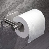 BEBUSINGOTO Toilettenpapierhalter ohne Bohren, für Badezimmer und Waschküche, Sus304 Edelstahl, gebürstetes Nickel, Silber BEBUSINGOTO Toilettenpapierhalter ohne Bohren, für Badezimmer und Waschküche, Sus304 Edelstahl, gebürstetes Nickel, Silber von BEBUSINGOTO