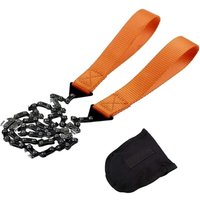 BEBUSINGOTO Tragbare Kettensäge, Handsäge, Survival Gear-Kabelsäge, bidirektionales Stahlblatt (11 Zähne, 103 cm) von BEBUSINGOTO