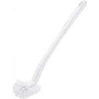 BEBUSINGOTO Tragbare Toilettenbürste aus Kunststoff mit langem Griff, Reinigungsbürste, starke Dekontamination, Badezimmerzubehör BEBUSINGOTO Tragbare Toilettenbürste aus Kunststoff mit langem Griff, Reinigungsbürste, starke Dekontamination, Badezimmerzubehör von BEBUSINGOTO