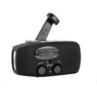 BEBUSINGOTO Tragbares Solarradio, AM/FM-Radio mit eigener Handkurbel, 3 LED-Taschenlampen und Telefonladegerät BEBUSINGOTO Tragbares Solarradio, AM/FM-Radio mit eigener Handkurbel, 3 LED-Taschenlampen und Telefonladegerät von BEBUSINGOTO