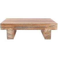 BEBUSINGOTO Tritthocker aus Holz für Erwachsene, Betthocker für hohe Betten, Küche, Bad, Schrank, schöner Tritthocker aus Holz von BEBUSINGOTO