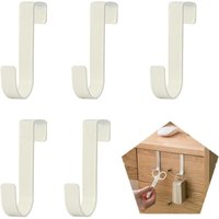 BEBUSINGOTO Türhaken, 5er-Pack Türhaken für Schränke und Wandschränke, robuste Organizer-Haken für Wohnzimmer, Badezimmer, Küche, Handtücher, von BEBUSINGOTO